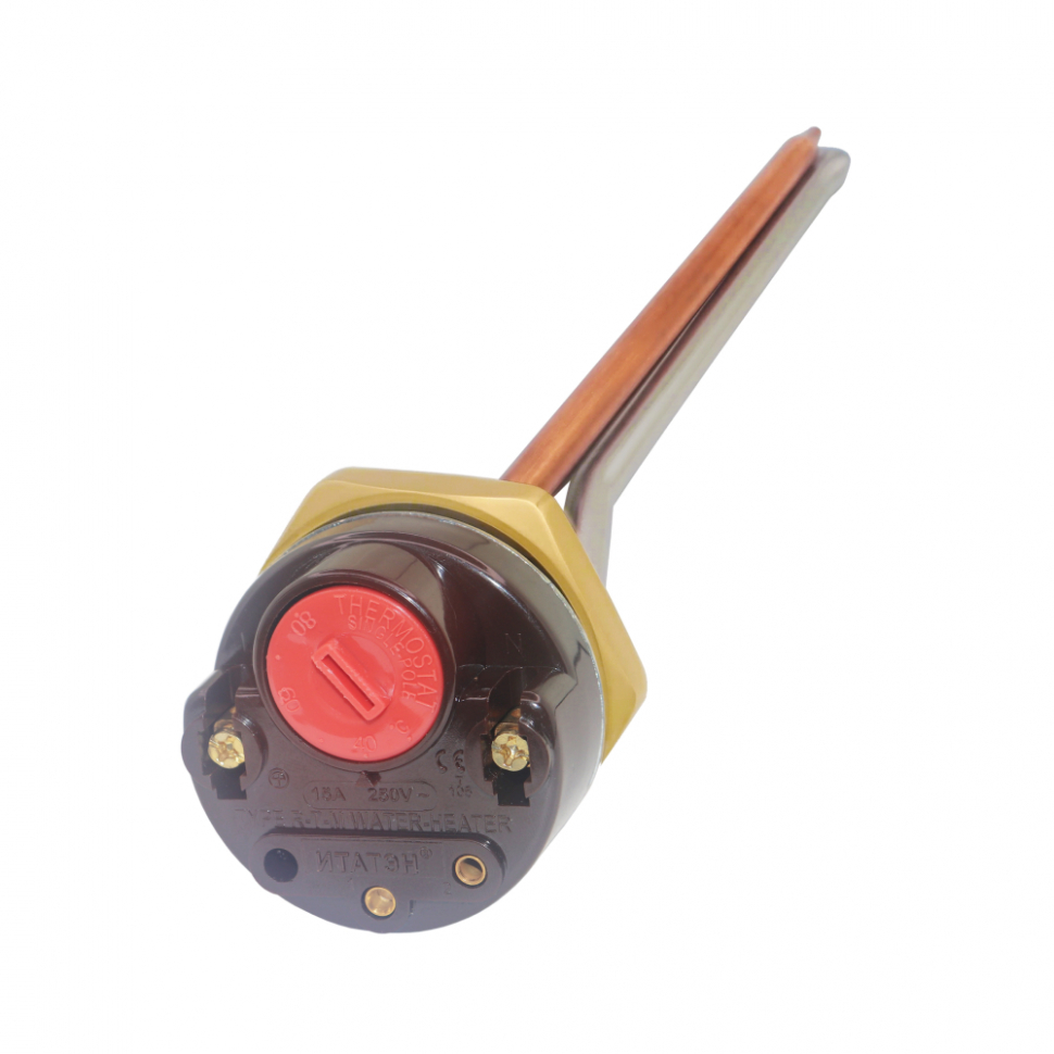 Комплект ТЭН для чугунной батареи отопления (радиатора) 1 кВт, нерж, D42, G1 1/4", L272мм, 220V, +терморегулятор, ИТАТЭН, 24066К Комплект ТЭН для чугунной батареи отопления (радиатора) 1 кВт, нерж, D42, G1 1/4", L272мм, 220V, +терморегулятор, ИТАТЭН, 24066К