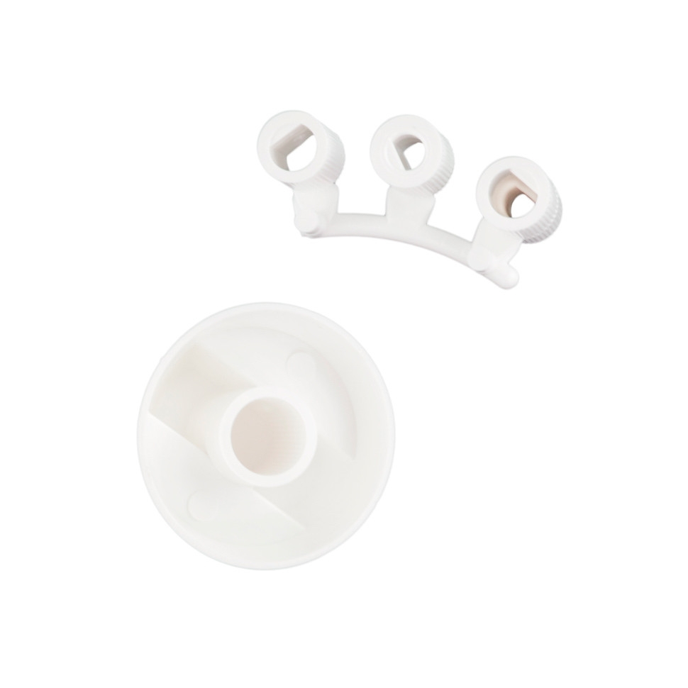 Набор 5 шт Ручка переключения плиты универсальная белая, KMW1002 Набор 5 шт Ручка переключения плиты универсальная белая, KMW1002