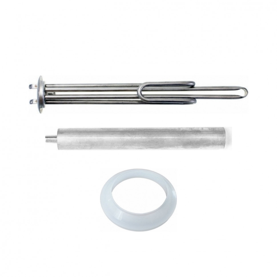 Комплект ТЭН 1,3 кВт (1300 Вт) RF для водонагревателя Thermex, Garanterm, контакты под винт + прокладка + анод, 20447K Комплект ТЭН 1,3 кВт (1300 Вт) RF для водонагревателя Thermex, Garanterm, контакты под винт + прокладка + анод, 20447K