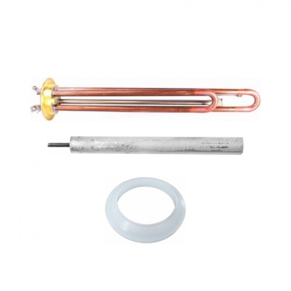 Комплект ТЭН 2 кВт (2000 Вт) RF для водонагревателя Thermex, Garanterm, Electrolux EWH клеммы под винт + прокладка + анод, 50854K Комплект ТЭН 2 кВт (2000 Вт) RF для водонагревателя Thermex, Garanterm, Electrolux EWH клеммы под винт + прокладка + анод, 50854K