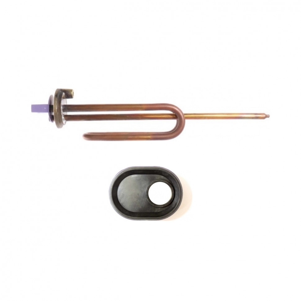 Комплект ТЭН 2кВт (2000Вт) RCA для водонагревателя Ariston, Thermex под анод М5 + прокладка, R10026K2