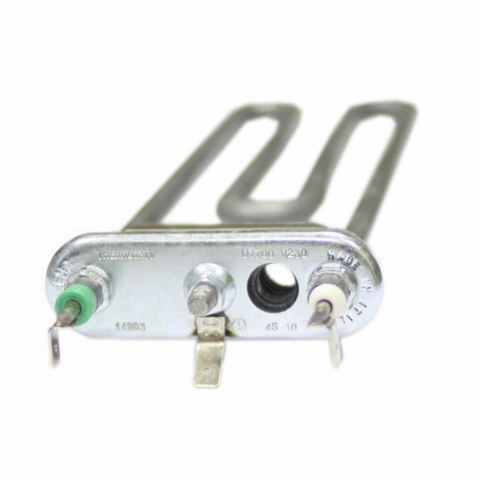 ТЭН 1700W для стиральной машины Ariston, Indesit с отверстием под датчик L190мм, 3406009 ТЭН 1700W для стиральной машины Ariston, Indesit с отверстием под датчик L190мм, 3406009