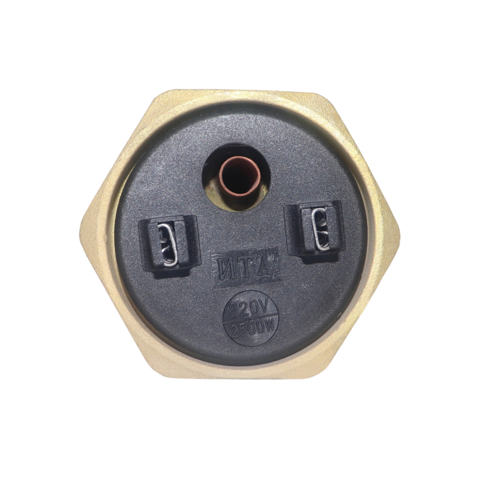 ТЭН для чугунной батареи отопления (радиатора) 2,5 кВт, нерж, D42, G1 1/4", L438мм, 220V, ИТАТЭН, 24070