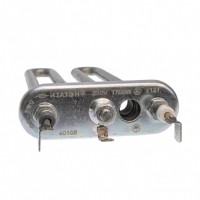 Комплект ТЭН 1700W для стиральной машины Ariston, Indesit WIUN WISL с отверстием под датчик L169мм + фильтр + засыпка, K46105