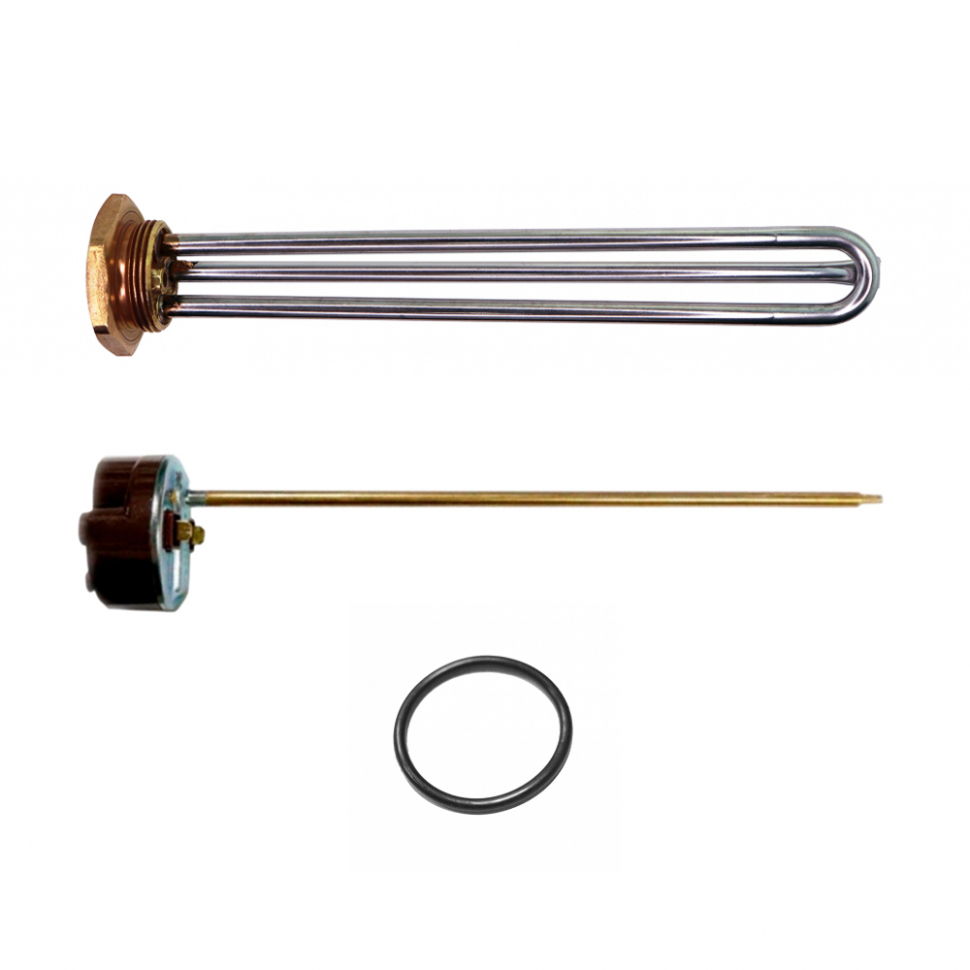 ТЭН 2кВт (2000Вт) RDT резьбовой 42мм для Ariston, De Luxe, Real, Thermex под анод М6 + термостат + прокладка, P40220 ТЭН 2кВт (2000Вт) RDT резьбовой 42мм для Ariston, De Luxe, Real, Thermex под анод М6 + термостат + прокладка, P40220