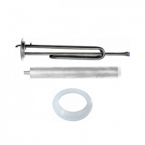 Комплект ТЭН 1,5кВт (1500Вт) RF для водонагревателя Thermex, Garanterm, контакты под винт + прокладка + анод, 20049K