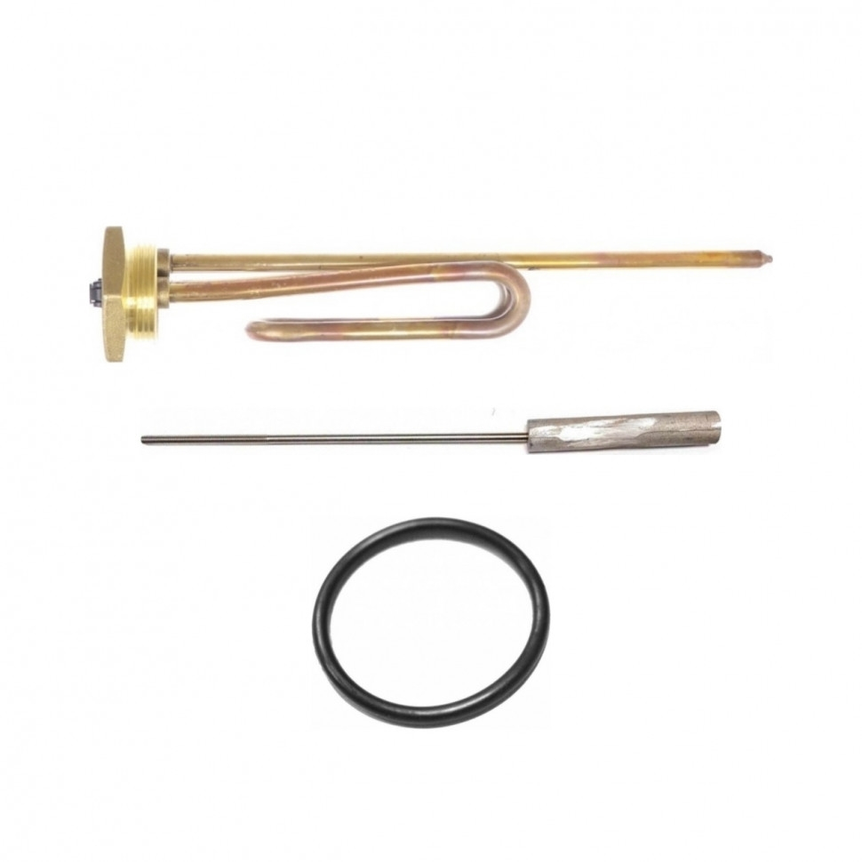 Комплект ТЭН 1,2 кВт (1200 Вт) RCT резьбовой 42 мм для Ariston, De Luxe, Real, Thermex + прокладка + анод, 182295K Комплект ТЭН 1,2 кВт (1200 Вт) RCT резьбовой 42 мм для Ariston, De Luxe, Real, Thermex + прокладка + анод, 182295K