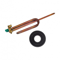 Комплект ТЭН 1,5 кВт (1500 Вт) RCF для водонагревателя Ariston под анод М6 + прокладка, 65111790 Комплект ТЭН 1,5 кВт (1500 Вт) RCF для водонагревателя Ariston под анод М6 + прокладка, 65111790