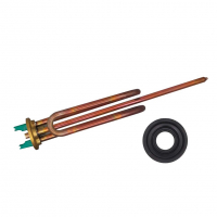 Комплект ТЭН 1,5 кВт (1500 Вт) RCF для водонагревателя Ariston под анод М6 + прокладка, 65111790 Комплект ТЭН 1,5 кВт (1500 Вт) RCF для водонагревателя Ariston под анод М6 + прокладка, 65111790