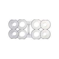 Набор 3 шт Вкладыш для яиц на 8 шт , для холодильников Минск, Атлант, 200х90х50мм, KM331603107201 Набор 3 шт Вкладыш для яиц на 8 шт , для холодильников Минск, Атлант, 200х90х50мм, KM331603107201