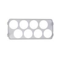 Набор 3 шт Вкладыш для яиц на 8 шт , для холодильников Минск, Атлант, 205х90х25мм (301.54-3.1.072, 3015431072), KM301543107200 Набор 3 шт Вкладыш для яиц на 8 шт , для холодильников Минск, Атлант, 205х90х25мм (301.54-3.1.072, 3015431072), KM301543107200