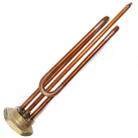 ТЭН 1,5кВт (1500Вт) RCT, резьбовой 42 мм для Ariston, De Luxe, Real, Thermex, под анод М6, 20296