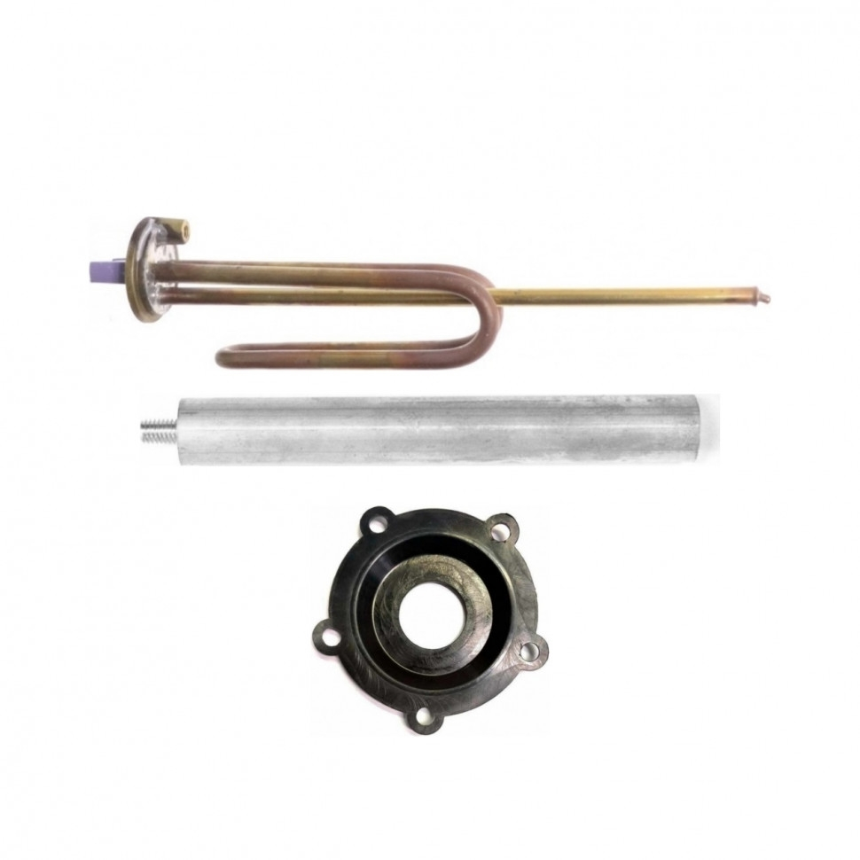 Комплект ТЭН 2кВт (2000Вт) RCF для водонагревателя Thermex + прокладка + анод, R184271K Комплект ТЭН 2кВт (2000Вт) RCF для водонагревателя Thermex + прокладка + анод, R184271K