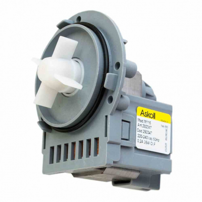 Сливной насос (помпа) для стиральной машины AEG, Ariston, Gorenje, Zanussi, Askoll M116, 25W/40W, 3 винта, Р014