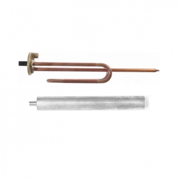 Комплект ТЭН 2кВт (2000Вт) RCF для водонагревателя Ariston, Thermex + анод, 30271K1
