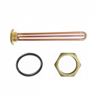 Комплект ТЭН 1,2 кВт (1200 Вт) RDT, резьбовой 42 мм для Ariston, De Luxe, Real, Thermex, под анод М6 + прокладка + контргайка, 30290K Комплект ТЭН 1,2 кВт (1200 Вт) RDT, резьбовой 42 мм для Ariston, De Luxe, Real, Thermex, под анод М6 + прокладка + контргайка, 30290K