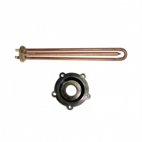 Комплект ТЭН 1,5 кВт (1500 Вт) RCF для водонагревателя Ariston VLS, Superlux, Simat, под анод М5, трубка под термостат 10мм + прокладка, 202152K2