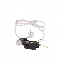 Реле пускозащитное 1,5А, 130°С, 2 контакта, РКТ-5, с сетевым шнуром и конденсатором, Минск, Атлант, 450V (064114901210, 64114901210), 764114900100 Реле пускозащитное 1,5А, 130°С, 2 контакта, РКТ-5, с сетевым шнуром и конденсатором, Минск, Атлант, 450V (064114901210, 64114901210), 764114900100