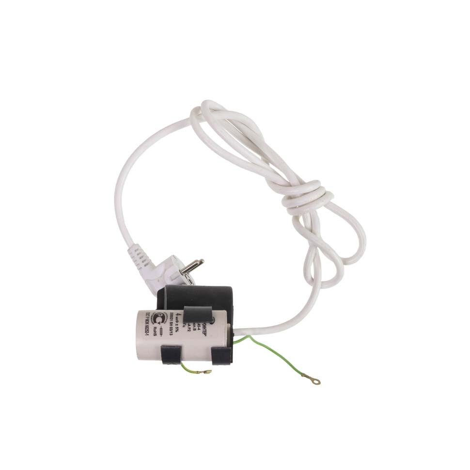 Реле пускозащитное 1,5А, 130°С, 2 контакта, РКТ-5, с сетевым шнуром и конденсатором, Минск, Атлант, 450V (064114901210, 64114901210), 764114900100 Реле пускозащитное 1,5А, 130°С, 2 контакта, РКТ-5, с сетевым шнуром и конденсатором, Минск, Атлант, 450V (064114901210, 64114901210), 764114900100