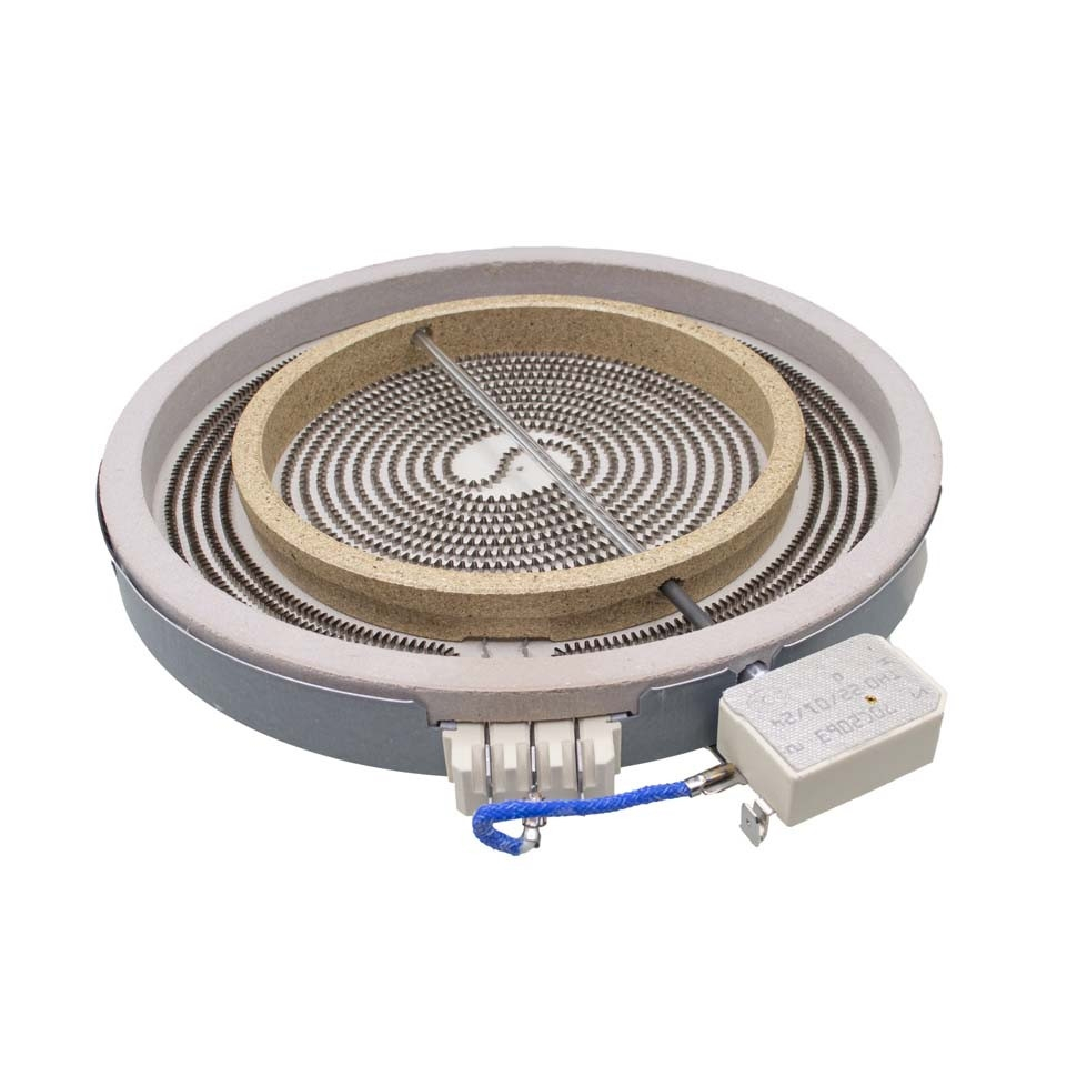 Конфорка для стеклокерамической плиты Ariston, Indesit, Hotpoint, Whirlpool 3200 (2200+1000)Вт, 230мм двухзонная, C00261917