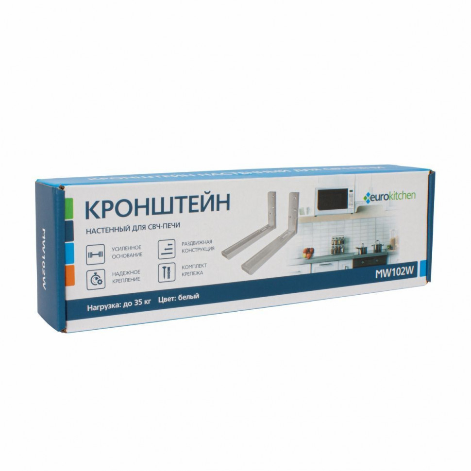 Кронштейн настенный для СВЧ-печи, белый, Eurokitchen, MW102WNZ