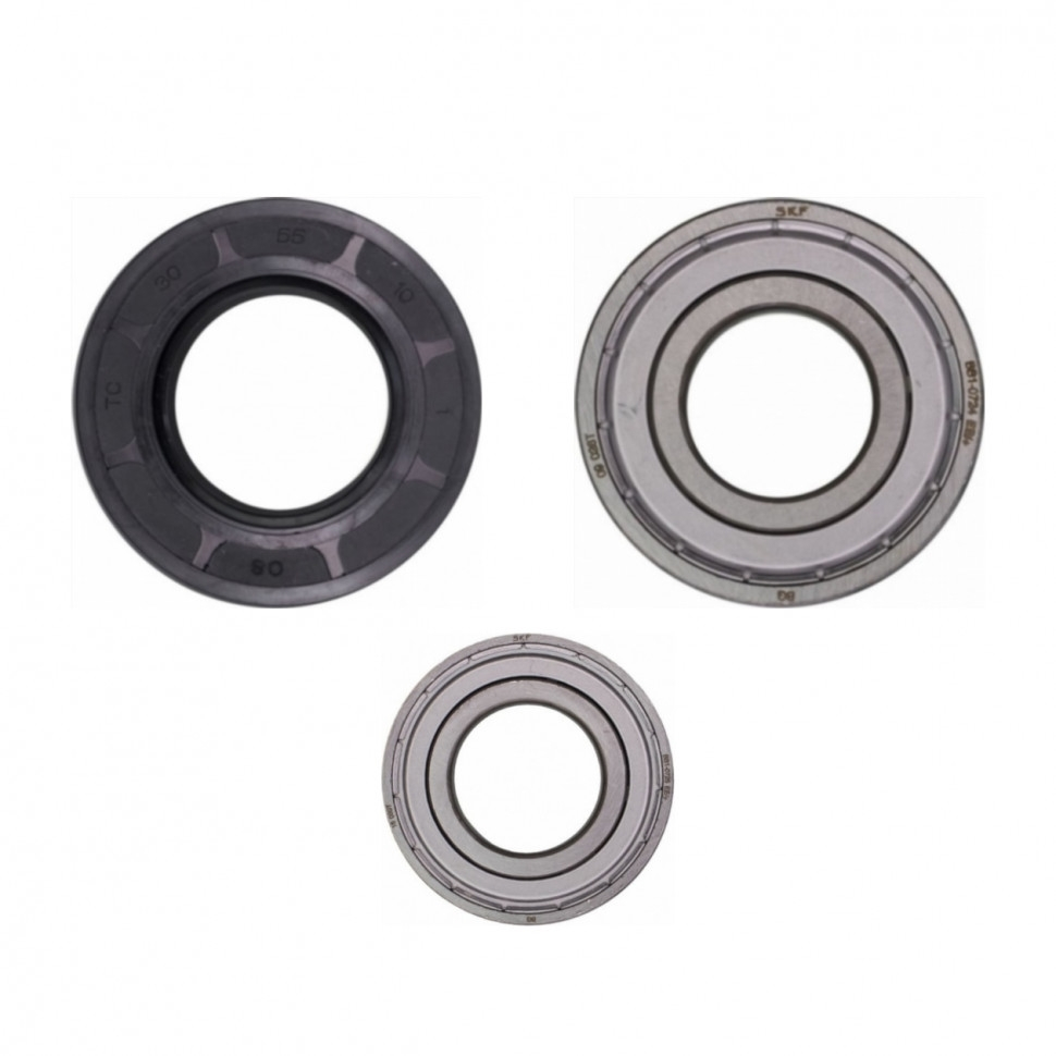 Подшипники Beko комплект 2 шт. + сальник 30х55х10 мм, 11110046 Подшипники Beko комплект 2 шт. + сальник 30х55х10 мм, 11110046