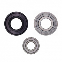 Подшипники Indesit, Ariston комплект 2 шт. + сальник 25х47х10 мм, 11110049 Подшипники Indesit, Ariston комплект 2 шт. + сальник 25х47х10 мм, 11110049